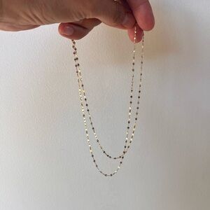 LANA Double Strand Petite Nude Choker